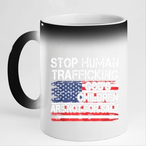 Stop Human Trafficking Gods Children Are Not For Sale 11oz Black Color Changing Mug