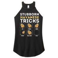 Stubborn Havanese Tricks Cuban Havaneser Havanezer Women's Perfect Tri Rocker Tank