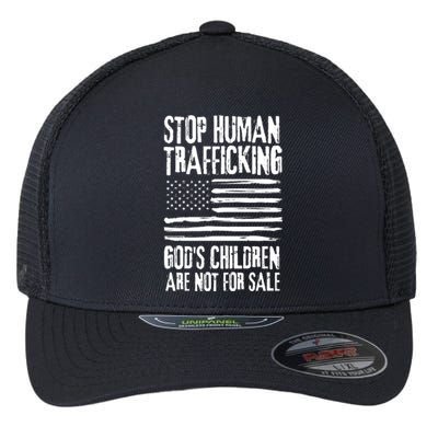 Stop Human Trafficking Gods Children Are Not For Sale Flexfit Unipanel Trucker Cap