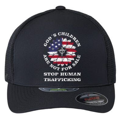 Stop Human Trafficking This Gods Children Are Not For Sale Flexfit Unipanel Trucker Cap