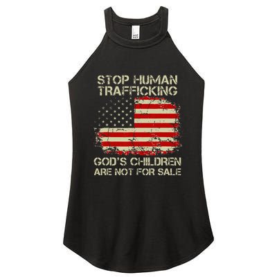 Stop Human Trafficking God's Children Are Not For Sale Gift Women's Perfect Tri Rocker Tank