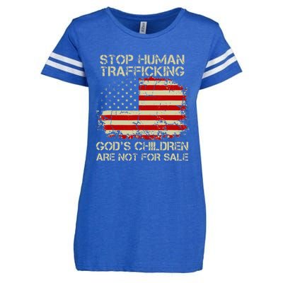 Stop Human Trafficking God's Children Are Not For Sale Gift Enza Ladies Jersey Football T-Shirt