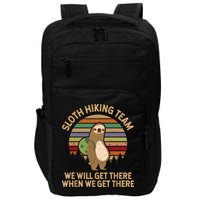 Sloth Hiking Team We Will Get There When We Get There Impact Tech Backpack