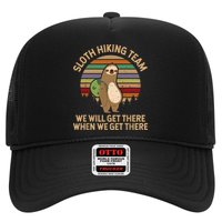 Sloth Hiking Team We Will Get There When We Get There Hat