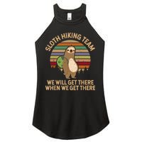 Sloth Hiking Team We Will Get There When We Get There Women's Perfect Tri Rocker Tank