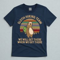 Sloth Hiking Team We Will Get There When We Get There T-Shirt