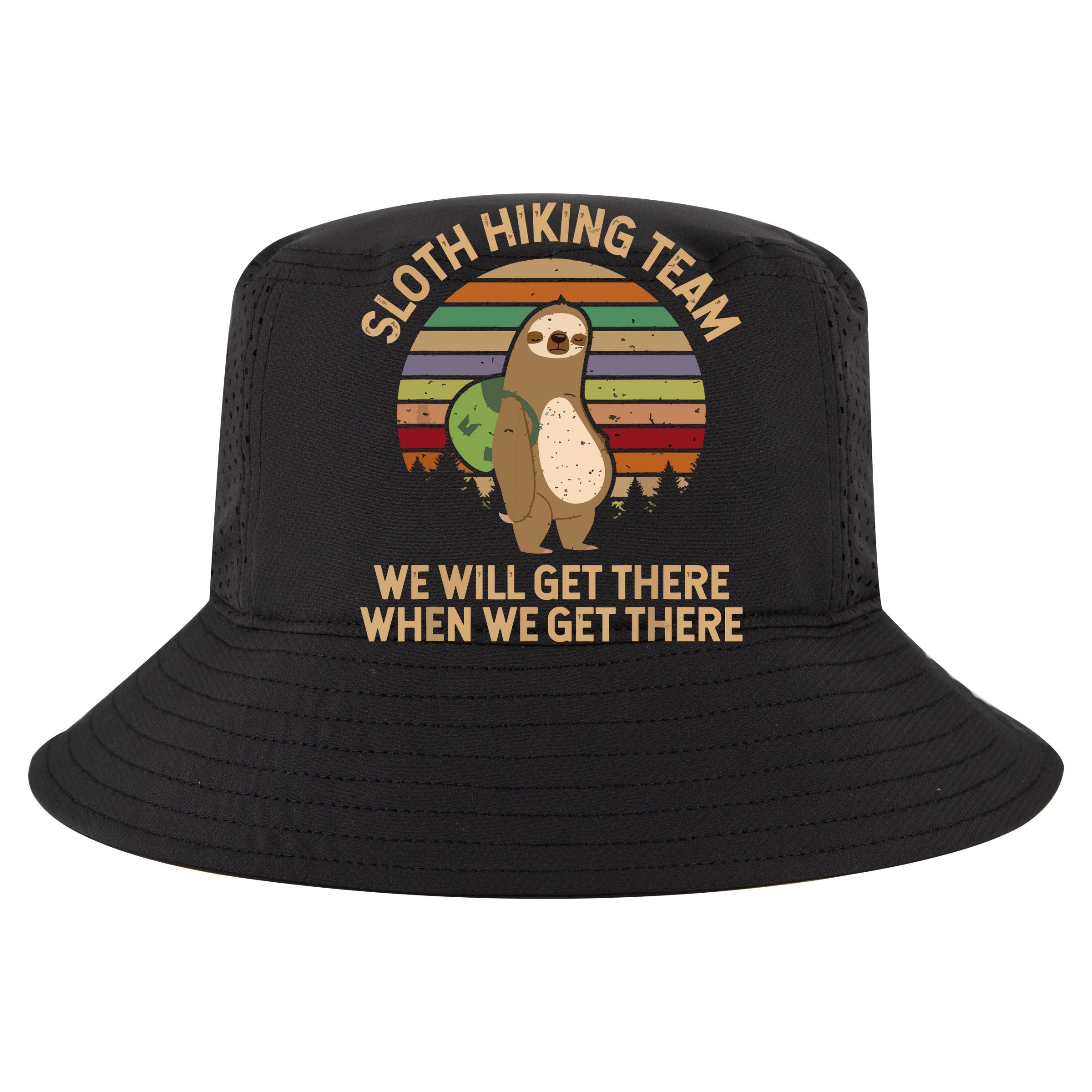 Sloth Hiking Team We Will Get There When We Get There Cooling Performance Long Sleeve Crew