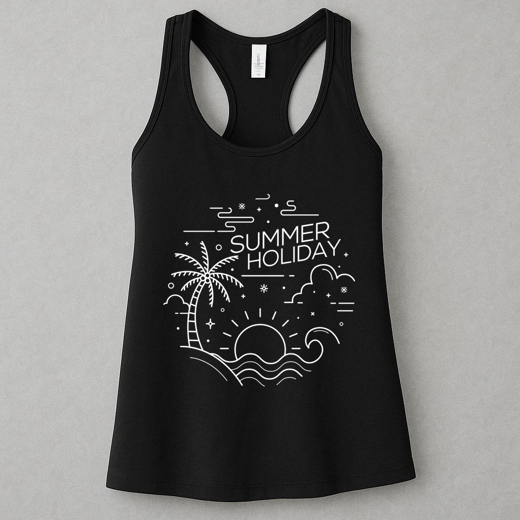 Summer Holiday Tropical Vacation Womens Tank Top
