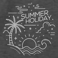 Summer Holiday Tropical Vacation Vector Backpack
