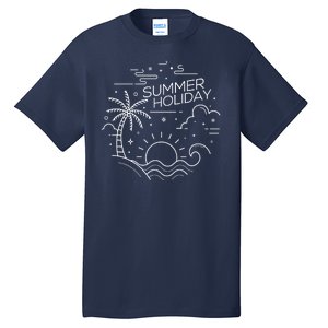 Summer Holiday Tropical Vacation Tall T-Shirt