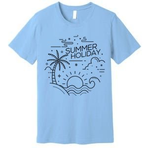 Summer Holiday Tropical Vacation Premium T-Shirt