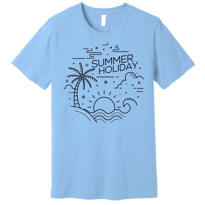 Summer Holiday Tropical Vacation Premium T-Shirt