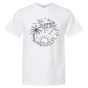 Summer Holiday Tropical Vacation Garment-Dyed Heavyweight T-Shirt