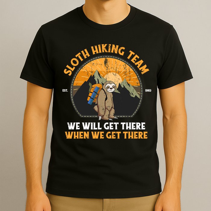 Sloth Hiking Tshirt, Sloth Hiking Team Tshirt TShirt T-Shirt