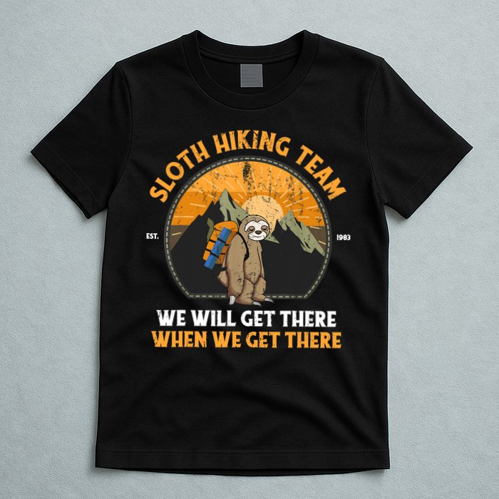 Sloth Hiking Tshirt, Sloth Hiking Team Tshirt TShirt T-Shirt