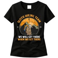 Sloth Hiking Tshirt, Sloth Hiking Team Tshirt TShirt Womens T-Shirt
