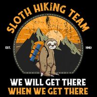 Sloth Hiking Tshirt, Sloth Hiking Team Tshirt TShirt Womens T-Shirt