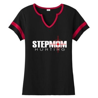 Stepmom Hunting Tee Stepmom Hunting Funny Saying Quote Ladies Halftime Notch Neck Tee