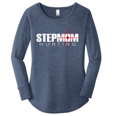 Stepmom Hunting Tee Stepmom Hunting Funny Saying Quote Women's Perfect Tri Tunic Long Sleeve Shirt