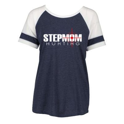 Stepmom Hunting Tee Stepmom Hunting Funny Saying Quote Enza Ladies Jersey Colorblock Tee