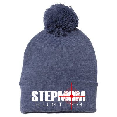 Stepmom Hunting Tee Stepmom Hunting Funny Saying Quote Pom Pom 12in Knit Beanie