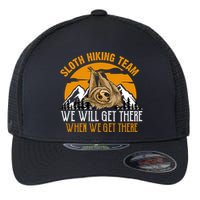 Sloth Hiking Team We Will Get There When We Get There Flexfit Unipanel Trucker Cap