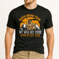 Sloth Hiking Team We Will Get There When We Get There Performance Shirt