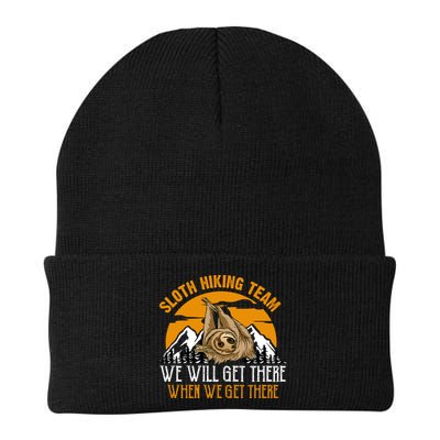 Sloth Hiking Team We Will Get There When We Get There Beanie