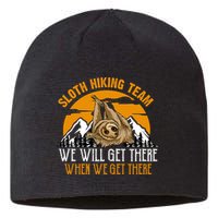 Sloth Hiking Team We Will Get There When We Get There Sustainable Beanie