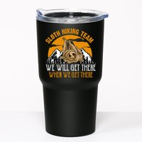 Sloth Hiking Team We Will Get There When We Get There Tumbler