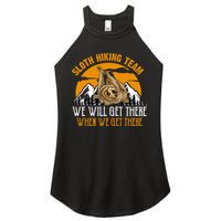 Sloth Hiking Team We Will Get There When We Get There Women's Perfect Tri Rocker Tank