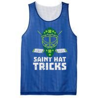 St Hat Tricks Funny St Patricks Day Ice Hockey Sport Gift Funny Gift Mesh Reversible Basketball Jersey Tank