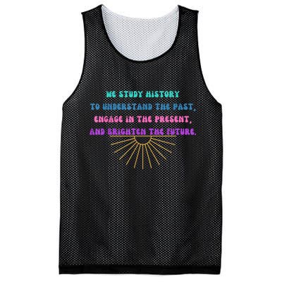 Study History Teach History Mesh Reversible Basketball Jersey Tank