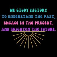 Study History Teach History Cropped Pullover Crew
