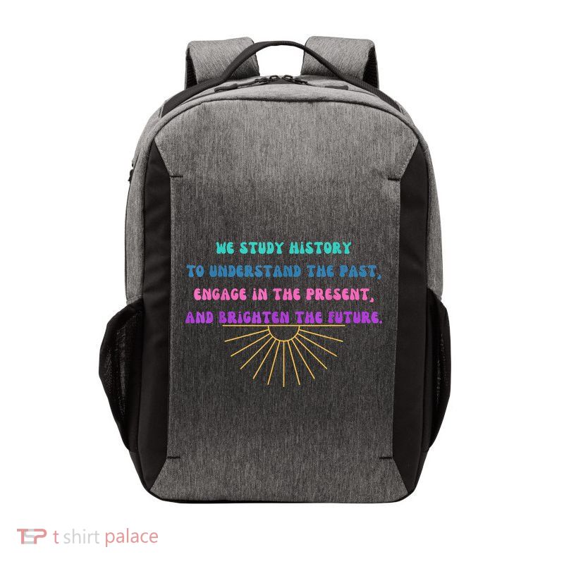 Study History Teach History Vector Backpack
