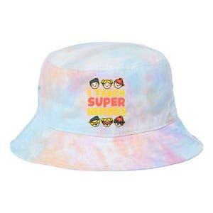 Super Hero Teacher I Teach Superheroes Tie Dye Newport Bucket Hat