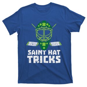 St Hat Tricks Funny St Patricks Day Ice Hockey Sport Gift T-Shirt