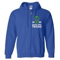 St Hat Tricks Funny St Patricks Day Ice Hockey Sport Gift Full Zip Hoodie