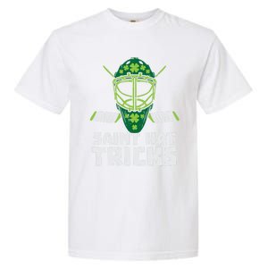 St Hat Tricks Funny St Patricks Day Ice Hockey Sport Gift Garment-Dyed Heavyweight T-Shirt