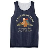 Sloth Hiking Team We Will Get There When We Get There Sloth Mesh Reversible Basketball Jersey Tank