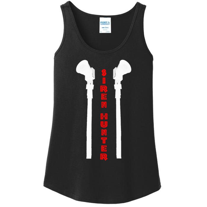 Siren Hunter ~ Tornado Siren Fan Ladies Essential Tank