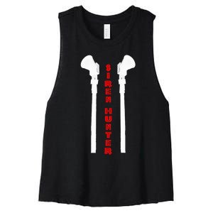 Siren Hunter ~ Tornado Siren Fan Women's Racerback Cropped Tank