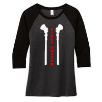 Siren Hunter ~ Tornado Siren Fan Women's Tri-Blend 3/4-Sleeve Raglan Shirt