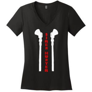 Siren Hunter ~ Tornado Siren Fan Women's V-Neck T-Shirt