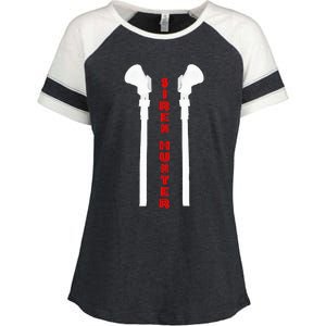 Siren Hunter ~ Tornado Siren Fan Enza Ladies Jersey Colorblock Tee