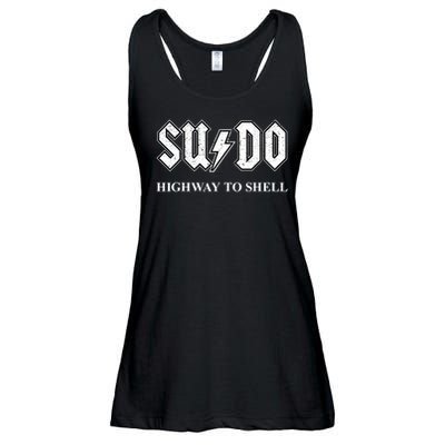Sudo Highway To Shell Programmer Linux Ladies Essential Flowy Tank