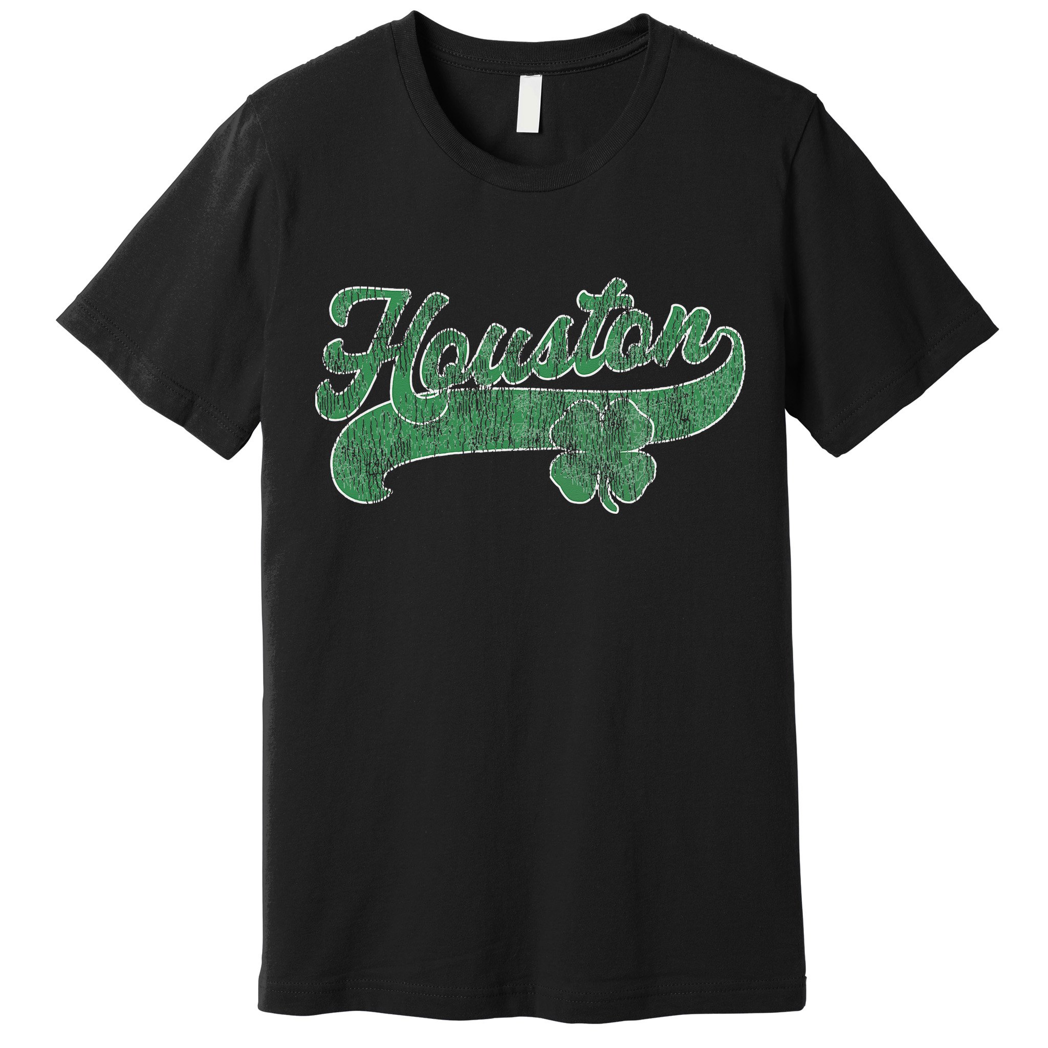 Shamrock Houston Texas Irish St. Patrick's Day Premium T-Shirt
