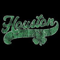 Shamrock Houston Texas Irish St. Patrick's Day Women's V-Neck T-Shirt