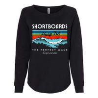 Shortboards Hang Ten The Perfect Wave Surfer Paradise Design Womens California Wash Sweatshirt