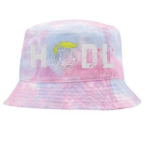 Sarcastic Hodl Trump Bitcoin Crypto Decentralize Donald Pump Tie-Dyed Bucket Hat